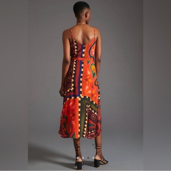 Farm Rio Anthropologie Hanky Wrap Dress - Picture 3 of 12